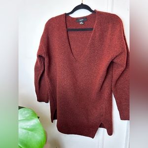 Oversized V Neck Sweater